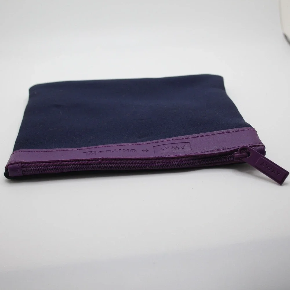 Away United Purple Pouch Small‎ Travel Cosmetic Makeup Bag